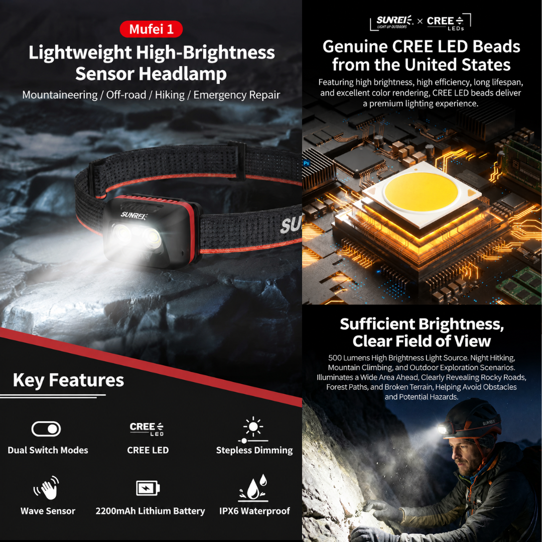 Sunrei Poseidon Zoom Headlamp