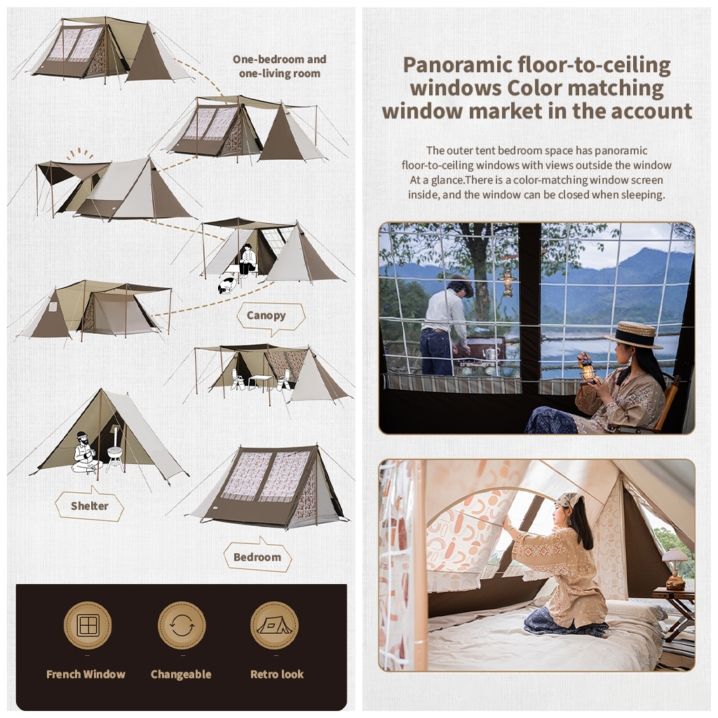 Naturehike NH22CH001 Hammurabi Glamping Tent