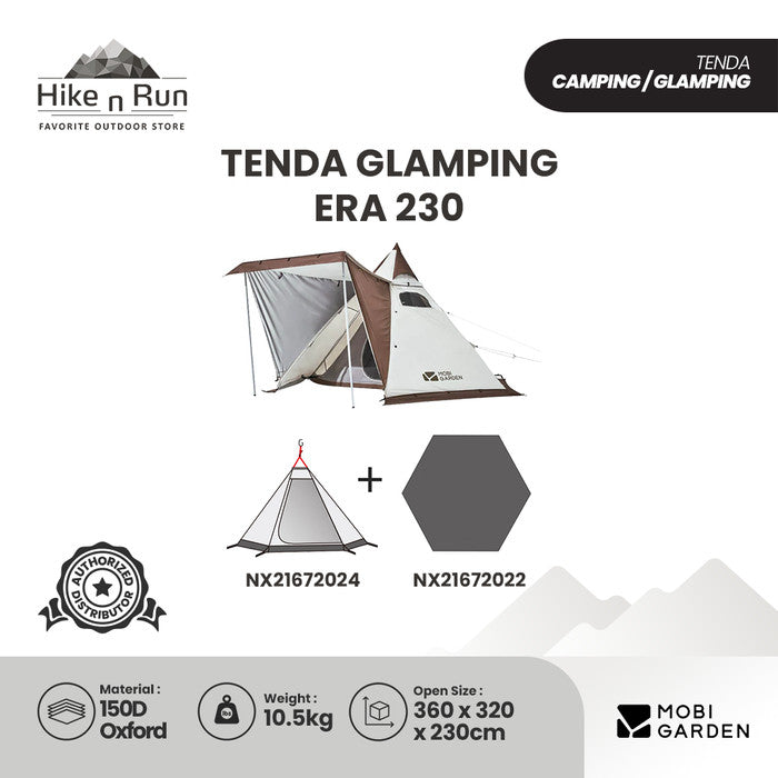 Tenda Camping Mobi Garden NX21561039 ERA 230 Glamping Tent