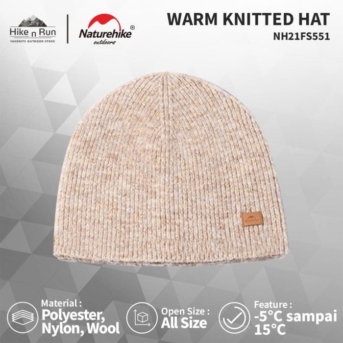 Topi Hangat Naturehike NH21FS551 Outdoor Knitted Hat