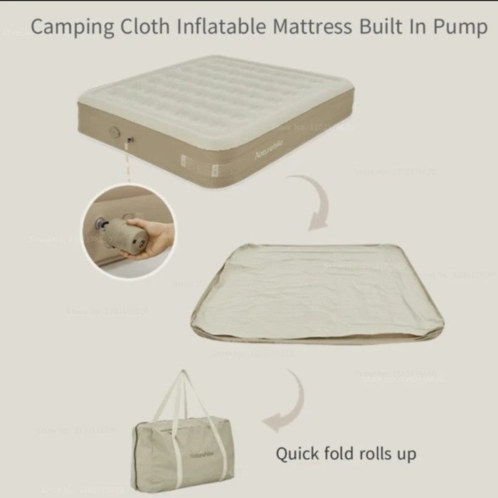 Matras angin C36 sleeping pad Naturehike inflatable built in pump CNH22DZ015