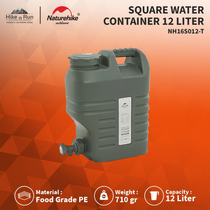 Galon Air Naturehike NH16S012-T 12L 18L 24L Square Water Container