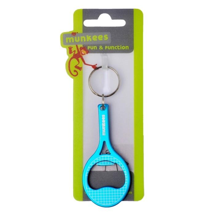 Gantungan Kunci Pembuka Botol Munkees Bottle Opener Racket 3405