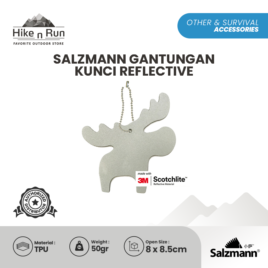 Gantungan Kunci Reflektif Salzman Reflektive Keychain 30033-30016