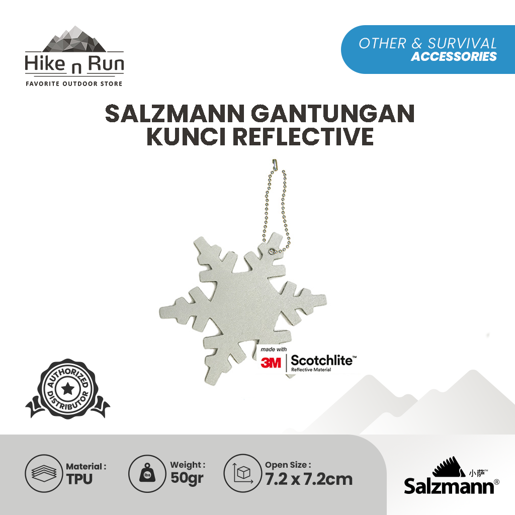 Gantungan Kunci Reflektif Salzman Reflektive Keychain 30033-30016