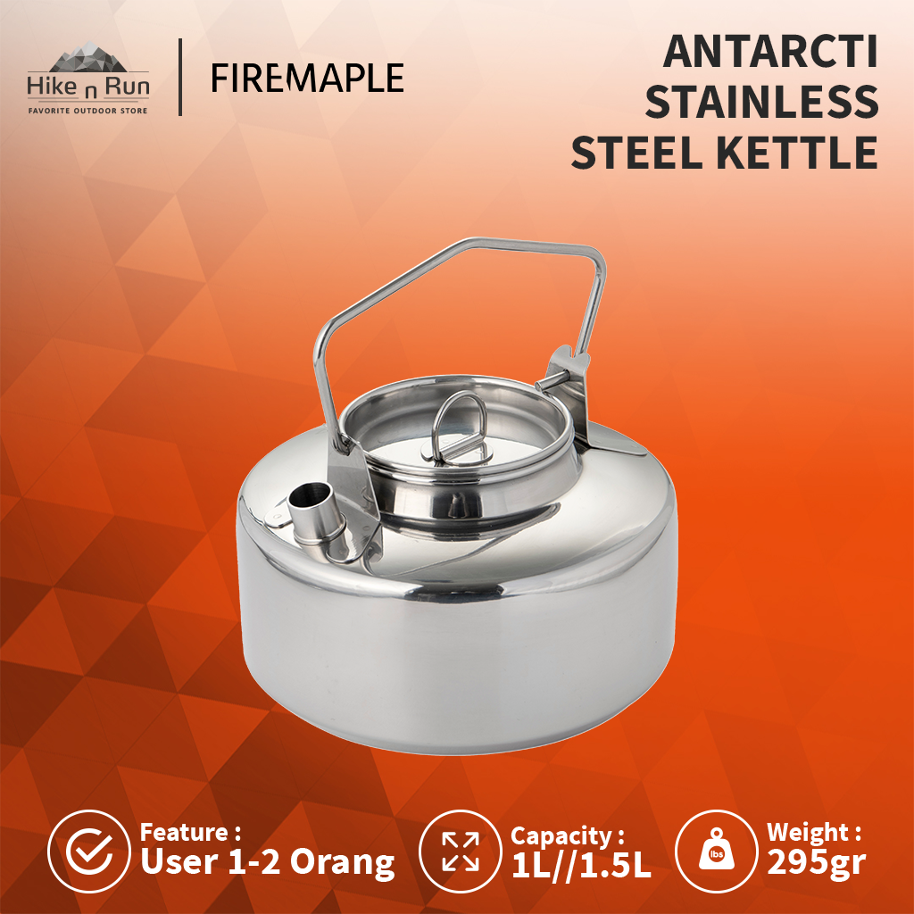 Teko Serbaguna Firemaple Antarcti Stainless Steel Kettle 1.5L