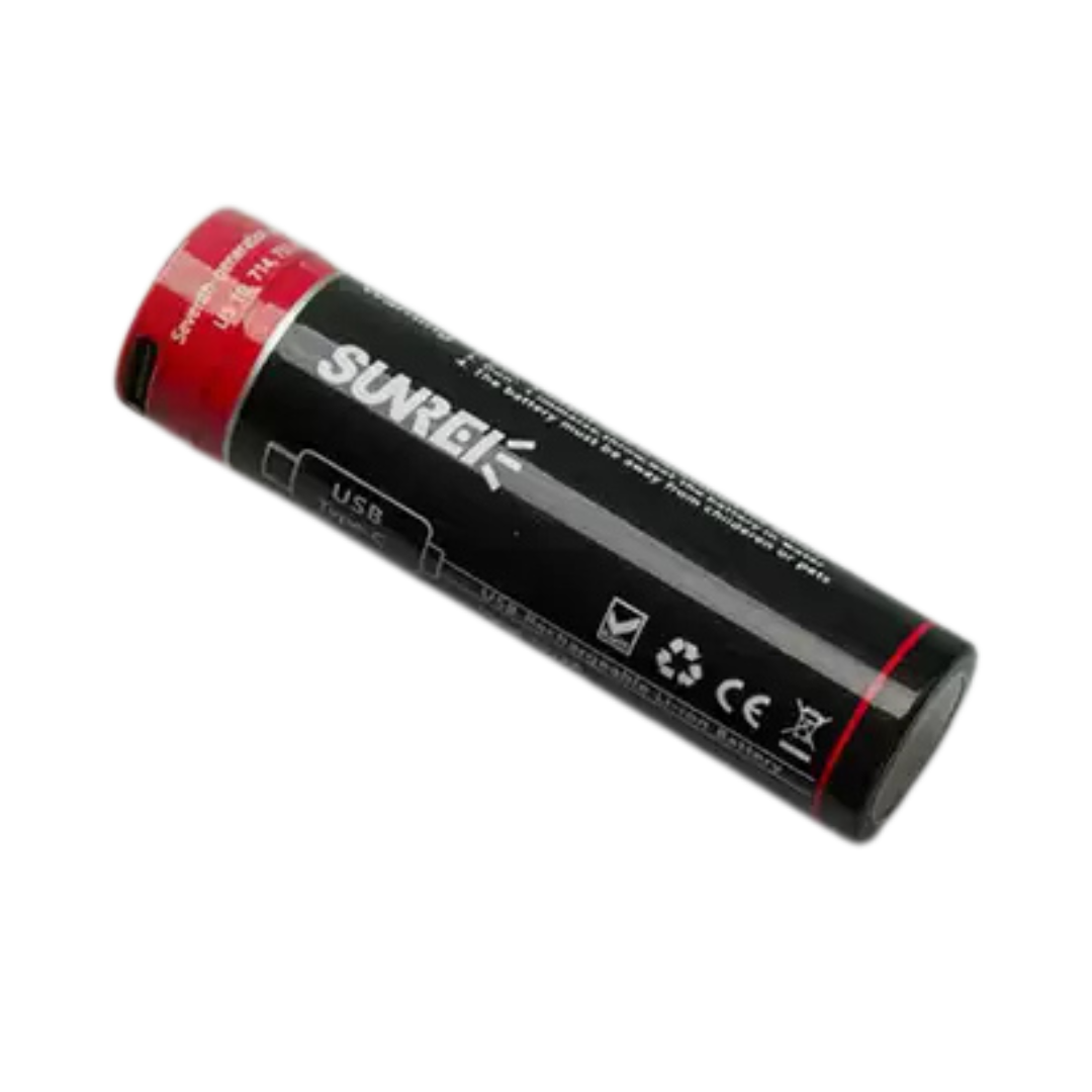 Sunrei Battery Baterai Batre Sparepart SLB1250 18650 21700 2600mAh 3400mAh 5000mAh 1250mAh