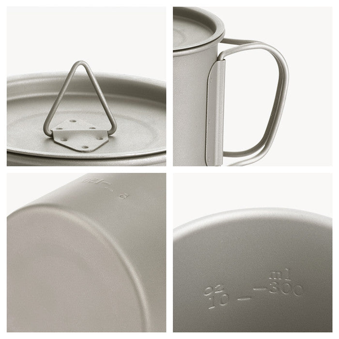 Gelas Camping Titanium Naturehike NH20CJ005 Camping Titanium Mug