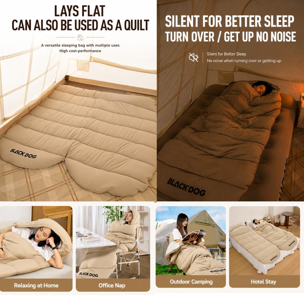 Blackdog Kantung Tidur Camping CBD2550WS055 Sleeping Bag Hoodie Multifungsi