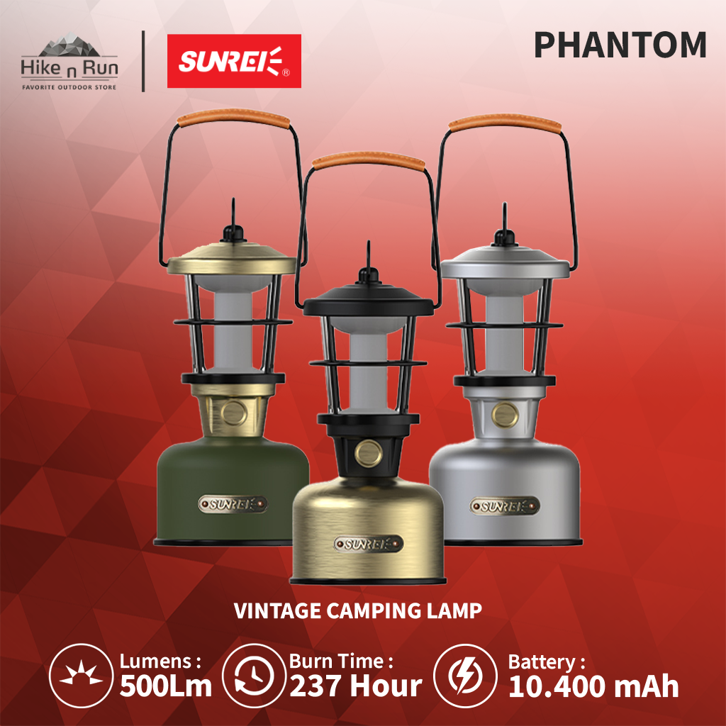 Sunrei Lampu Camping Phantom