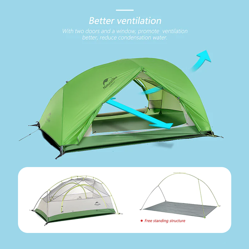 Naturehike Hiking Tent Ultralight Star  River NH17T012-T