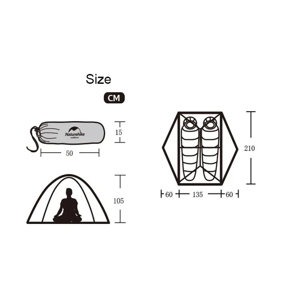 Naturehike Mongar Ultralight Tent NH17T007-M