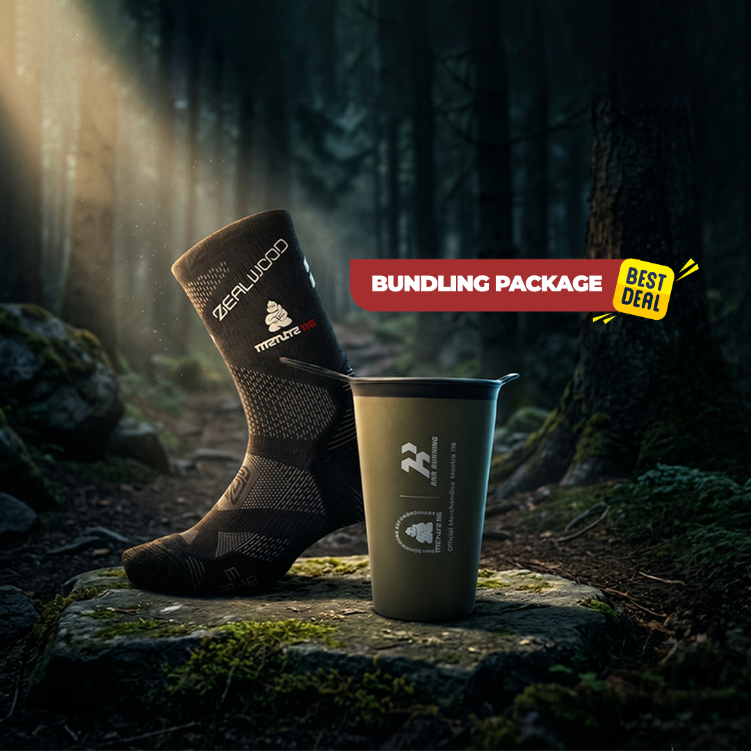 Zealwood x Mantra116 Limited Edition Merino Wool Trail Running Socks