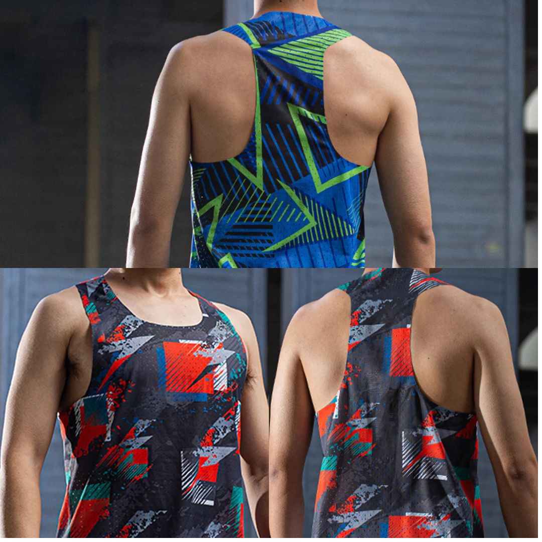 AONIJIE FM5155 Running Sleeveless Tank Top Baju Lari Singlet Ultralight Quick Dry Breathable Sport Outdoor