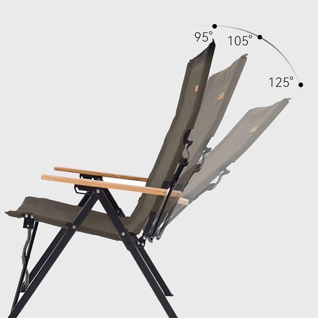 Kursi Lipat Camping Blackdeer BD1212211 High Back Folding Chair