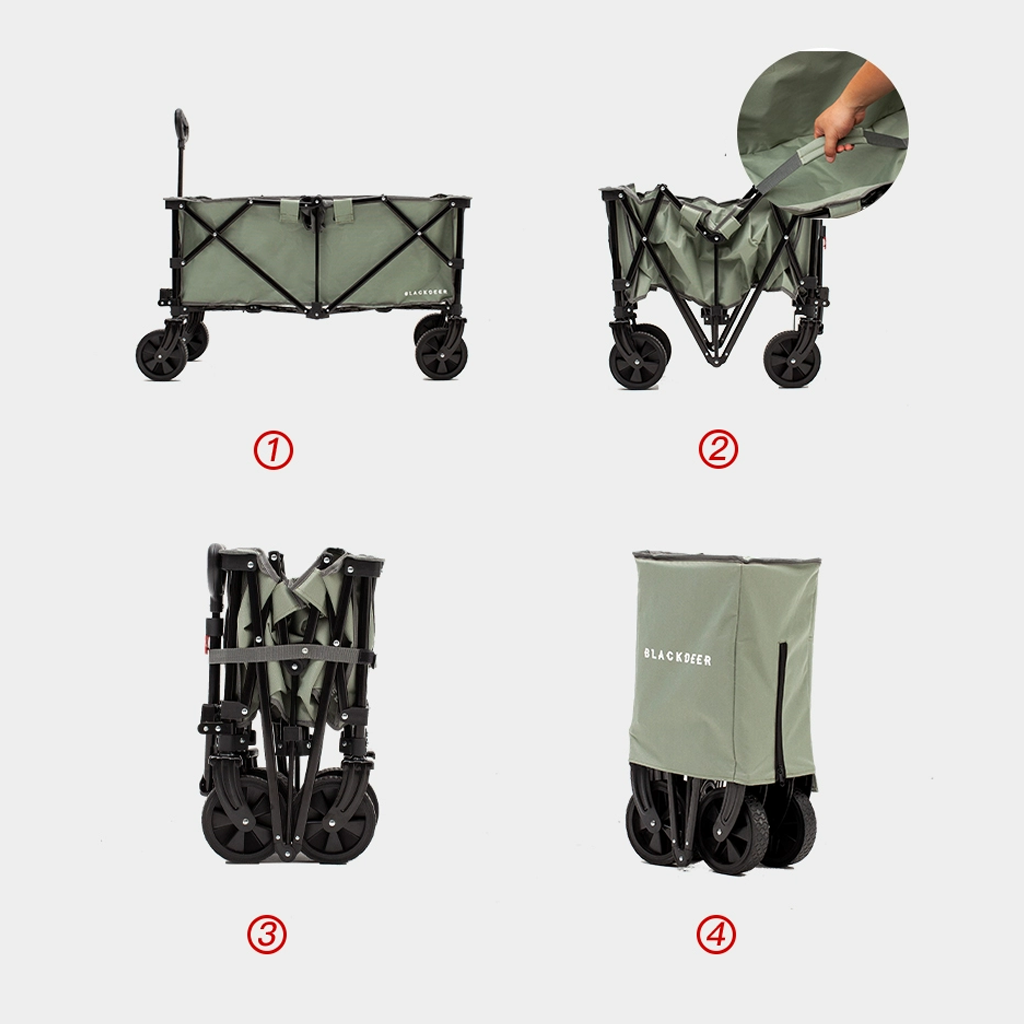 TROLI LIPAT BLACKDEER BD12112403/ BD12122503 FOLDING CAMPING TROLLEY WAGON