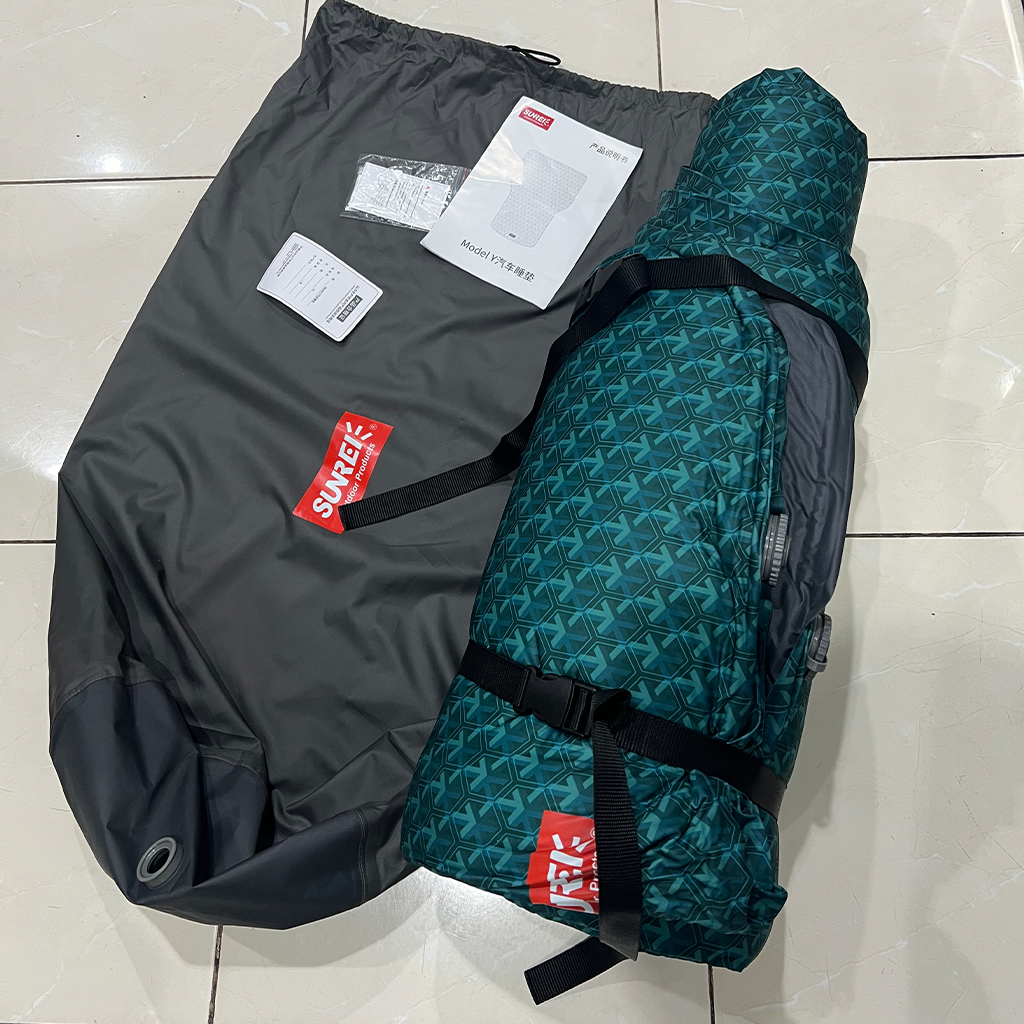 Sunrei Kasur Mobil Self Inflate Mattress Universal Matras Sponge Medium Size