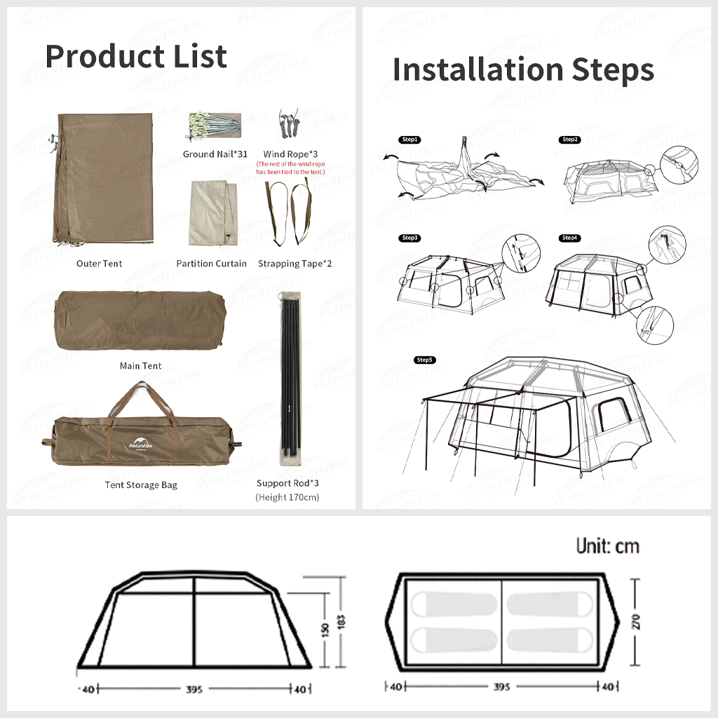 Naturehike Tent Village 13 CNH22ZP004