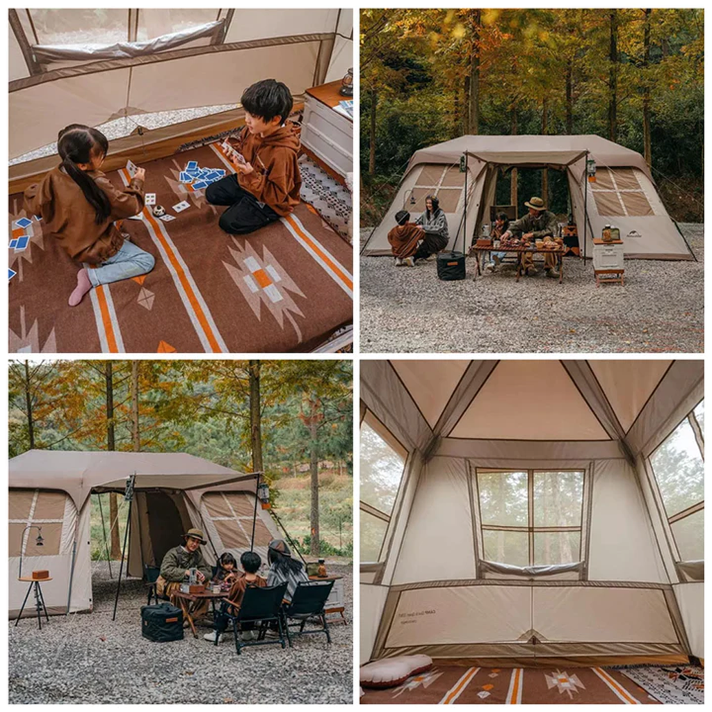 PREORDER!!! Tenda Camping Premium 5-8p Naturehike CNH22ZP021 Auto Tent Village 17