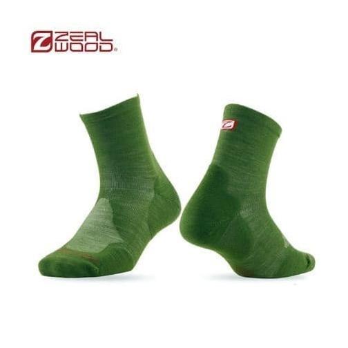 Kaos kaki hangat ZW Lifestyle Merino Dual Dark Green