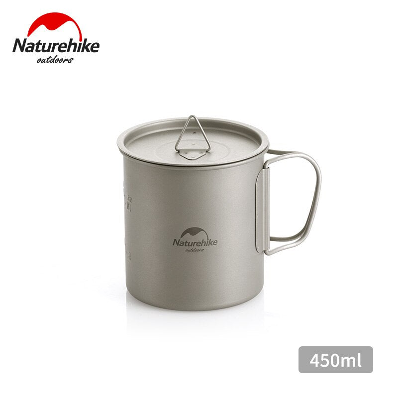 Gelas Camping Titanium Naturehike NH20CJ005 Camping Titanium Mug