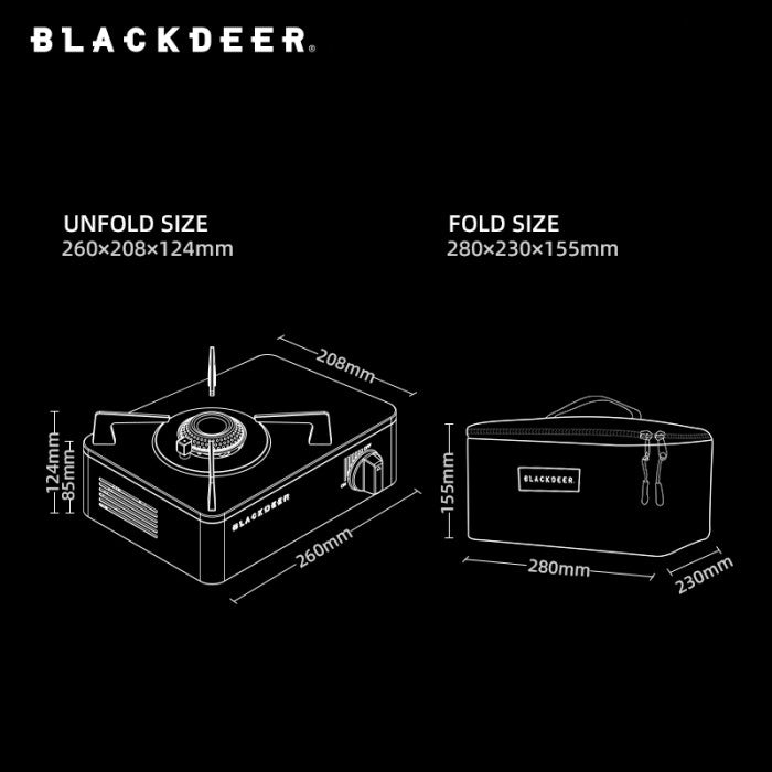 Blackdeer Kompor Camping Gas Portable BD1222610