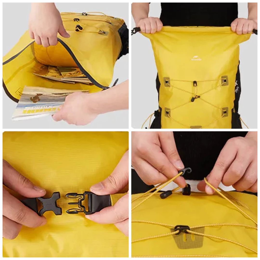 Dry Bag Ringan NATUREHIKE CNH22BB003 25L Backpack Carrier Hiking