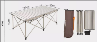 MEJA LIPAT CAMPING BLACKDEER BD12112109 GLAMPING FOLDING TABLE