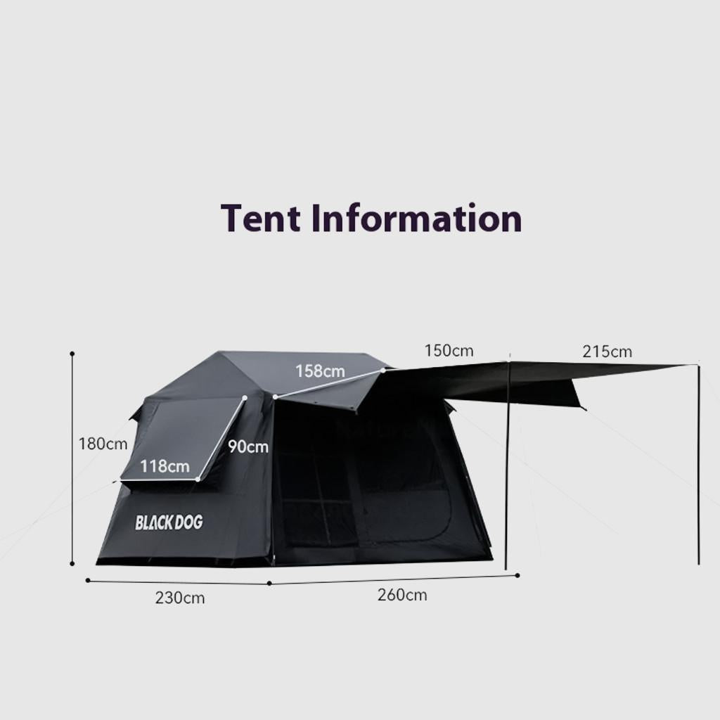 BLACKDOG Yunshe 6.0 - Tenda Camping Otomatis Cloud Home CBD2550WS018