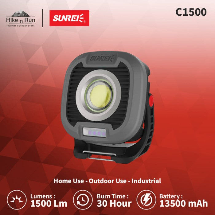 Lampu Serbaguna Sunrei C1500 Mini Camping Light