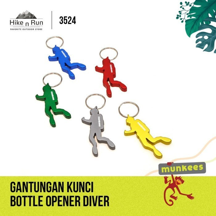 Gantungan Kunci Munkees Bottle Opener Diver 3524