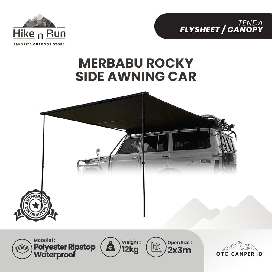 OTO CAMPER ID Kanopi  Merbabu Rocky Side Awning Car