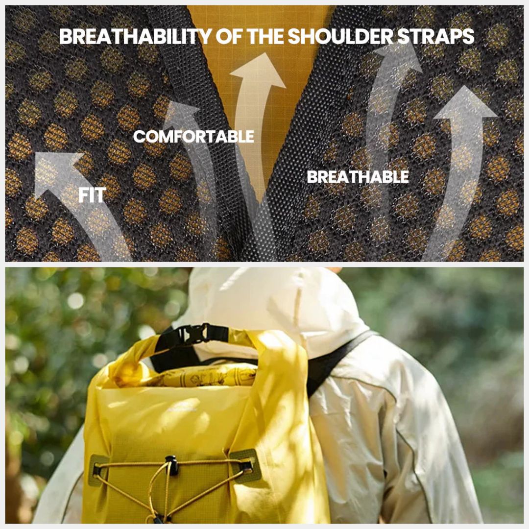 Dry Bag Ringan NATUREHIKE CNH22BB003 25L Backpack Carrier Hiking