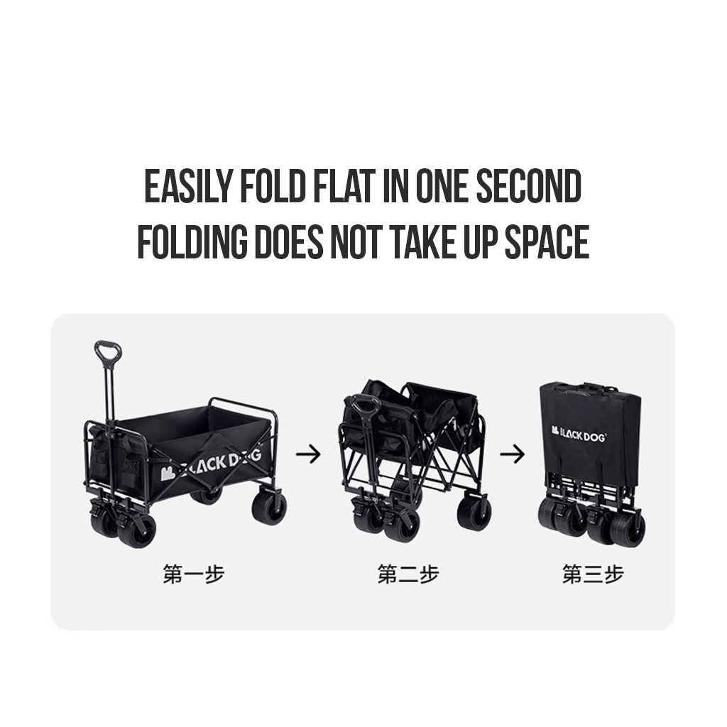 BlackDog Troli Lipat City Walk CBD2300JJ023 Folding Camping Trolley