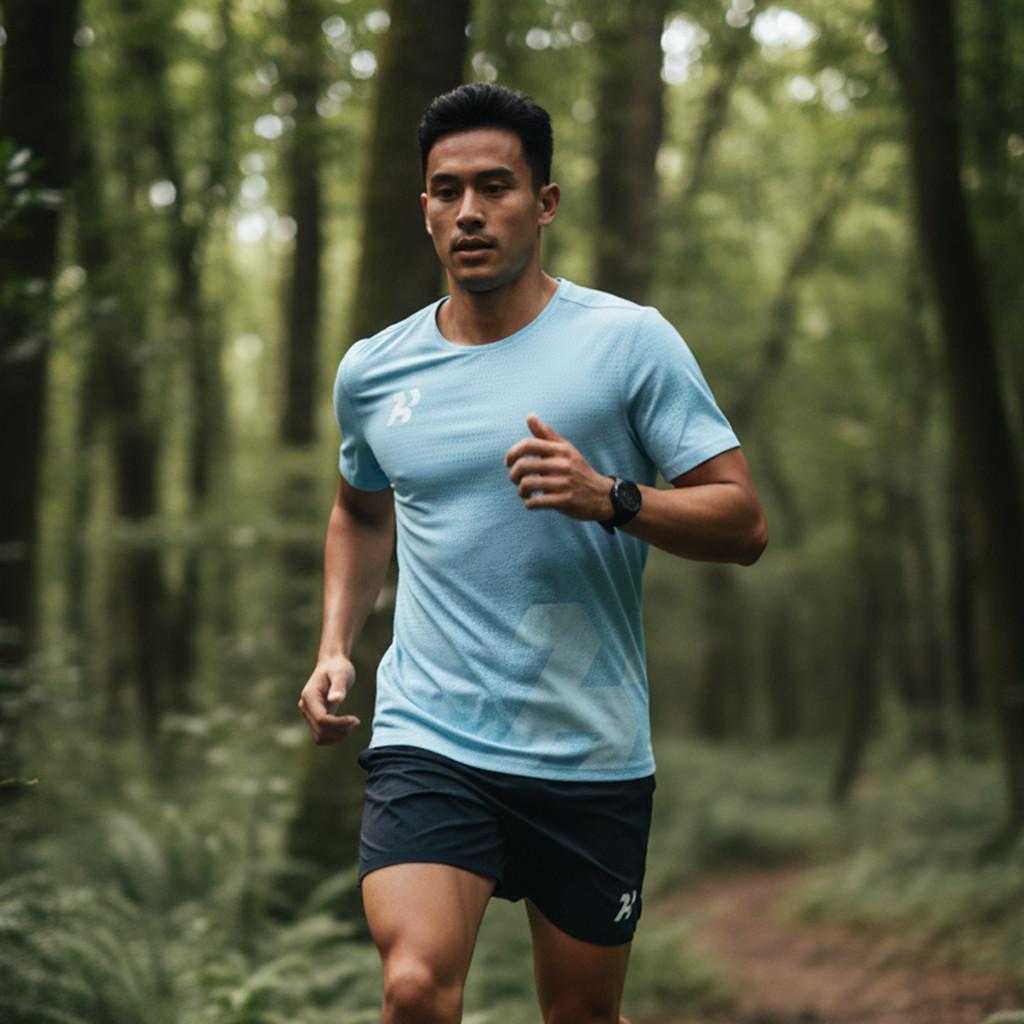 Baju Lari HNR Jersey Singlet Aerorun Outdoor Olahraga Pria/Wanita