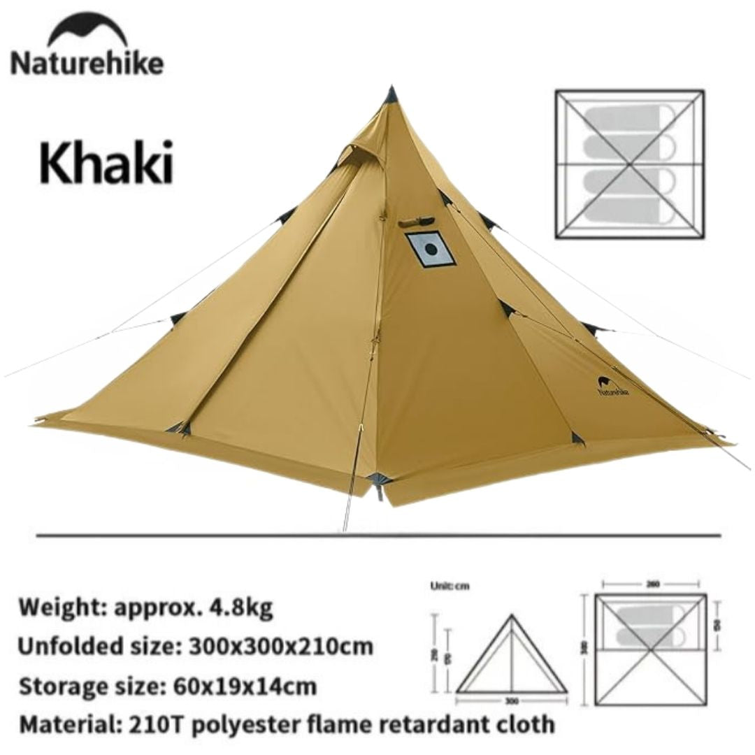 Tenda Camping Naturehike CNK2300ZP025 Ranch Fire Pyramid Tent