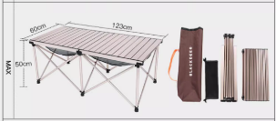 MEJA LIPAT CAMPING BLACKDEER BD12112109 GLAMPING FOLDING TABLE