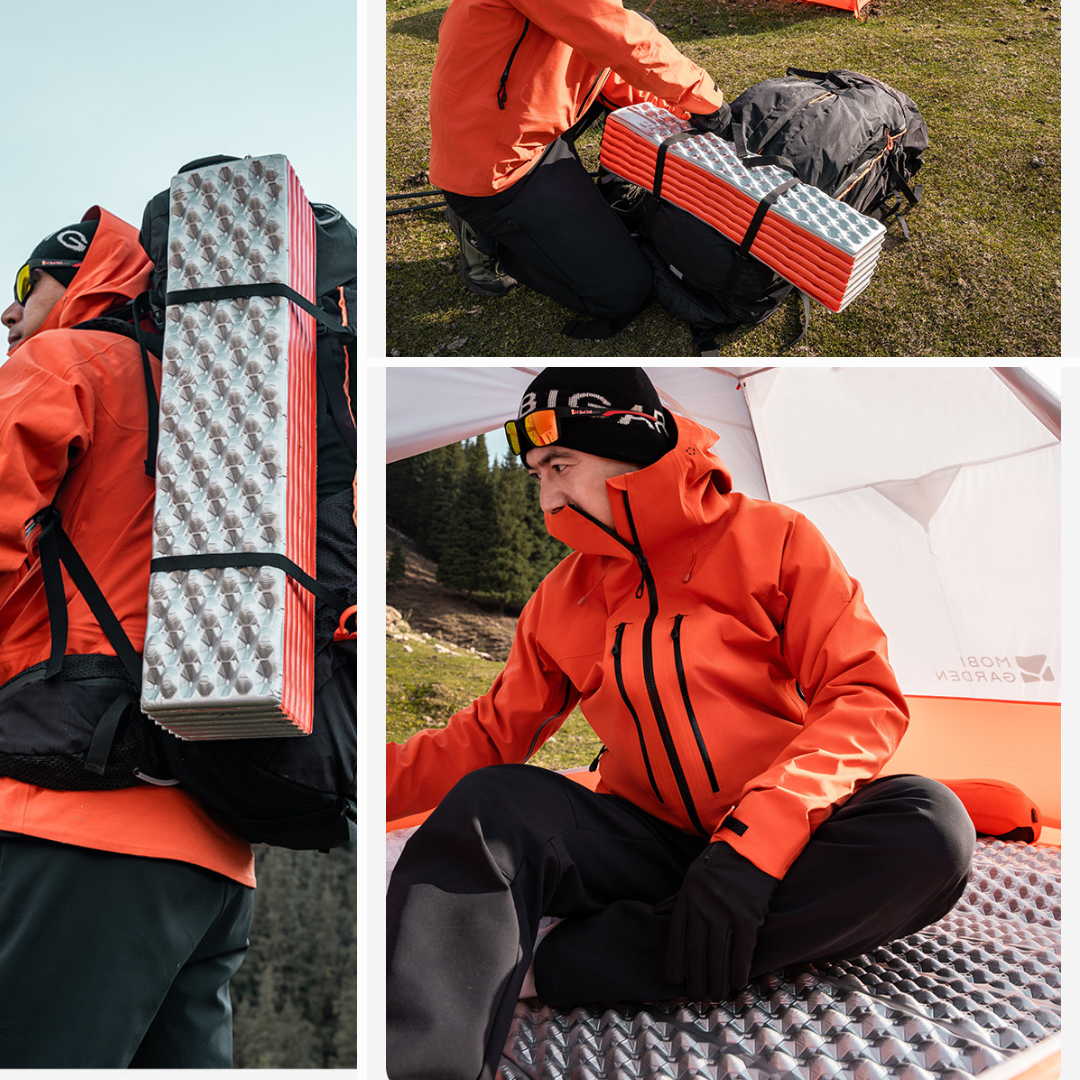 Mobi Garden Matras Lipat IXPE R-Value R2.1 2.2 2.6 NX2366300 Sleeping Pad Busa UL Ultralight Egg Crate R Value 2.1 2.2 2.6 NX2566302