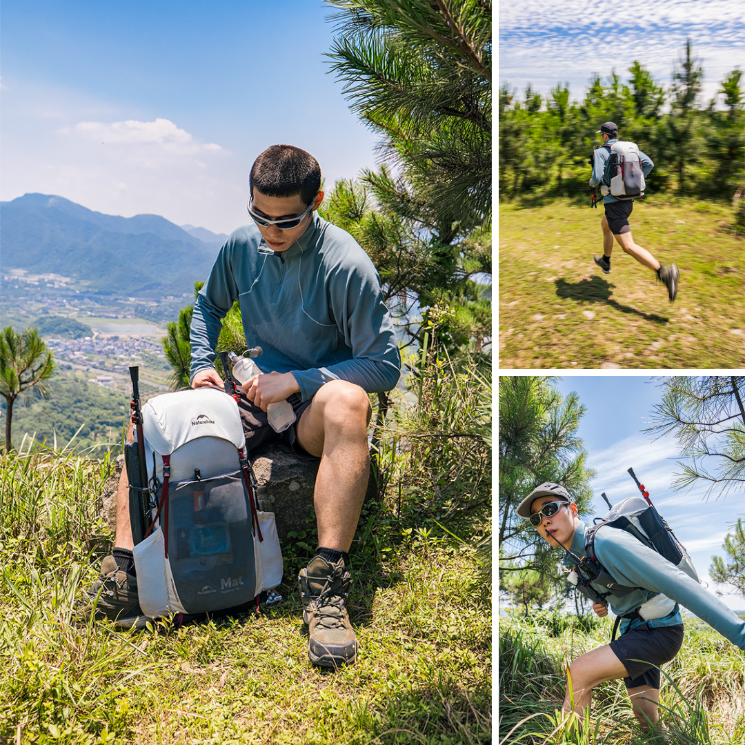 Naturehike Tas Hiking Gunung Ringan Hydrogen 25L Ultralight Backpack CNK2550XB010-D8U Tas Ransel Hiking Lipat Ringan Waterproof Daypack Travel Outdoor