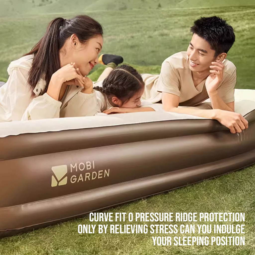 Mobi Garden Kasur Angin PH26 Sleeping Air Mattress Built In Pump NX246630