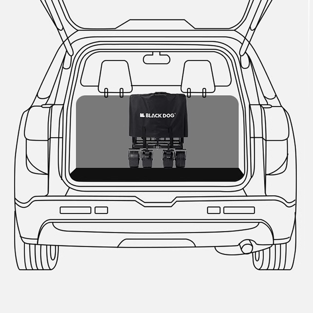 BlackDog Troli Lipat City Walk CBD2300JJ023 Folding Camping Trolley