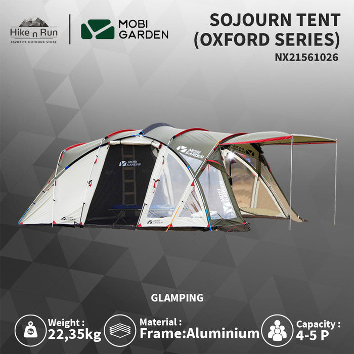 PRE ORDER! Tenda Glamping Mobi Garden NX21561026 4-5p LVJU Sojourn Tent Oxford