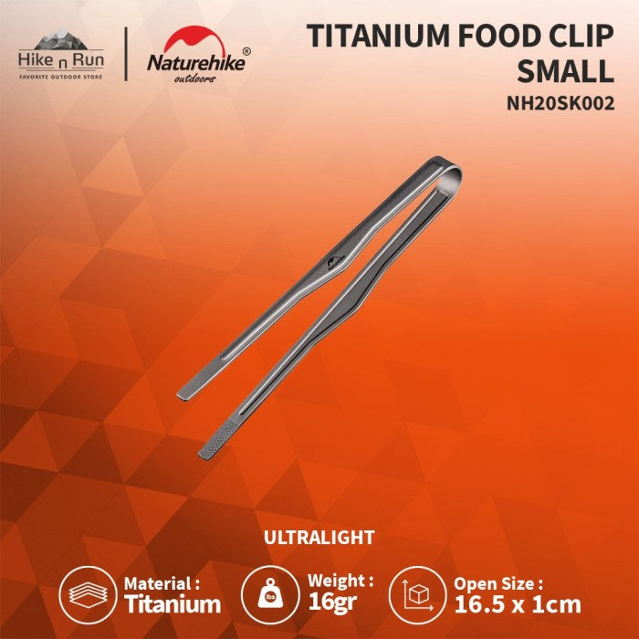 Penjepit Makanan Titanium Naturehike NH20SK002 Ultralight Titanium Cli