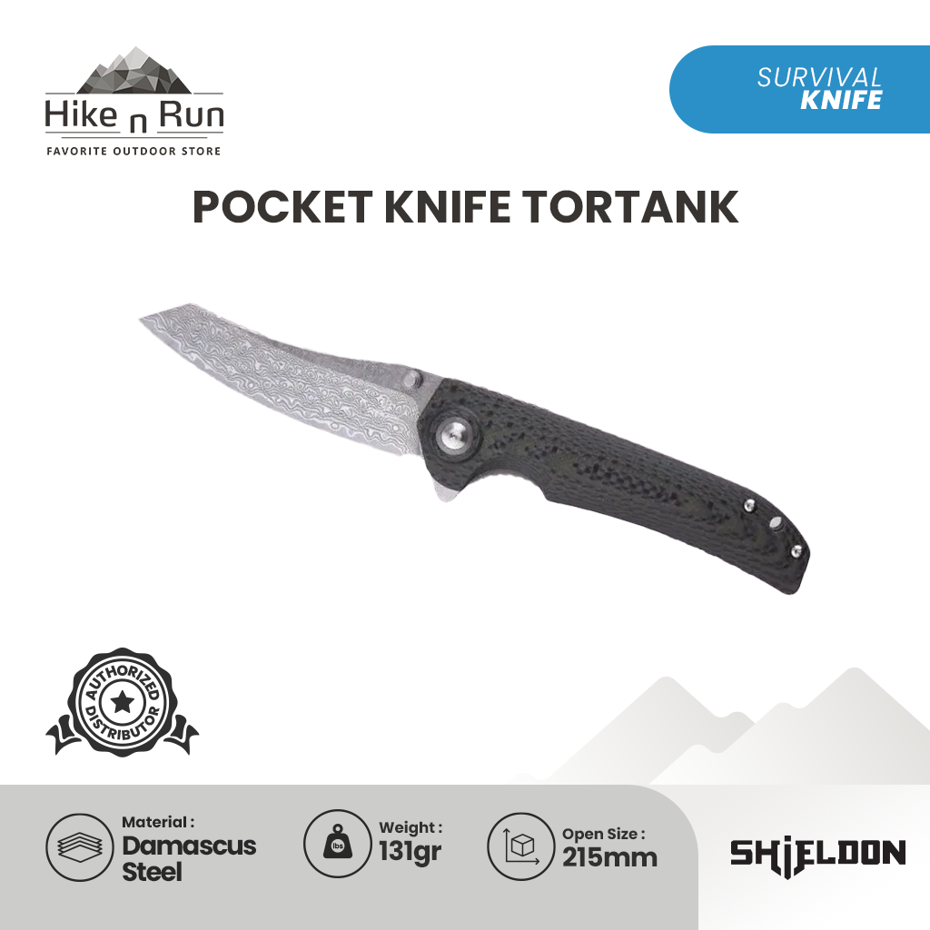 SHIELDON Pocket Knife Tortank 7091D