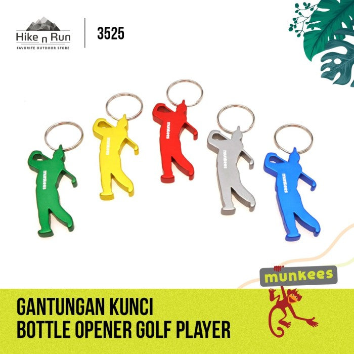 Gantungan Kunci Munkees Bottle Opener Golf Player 3525