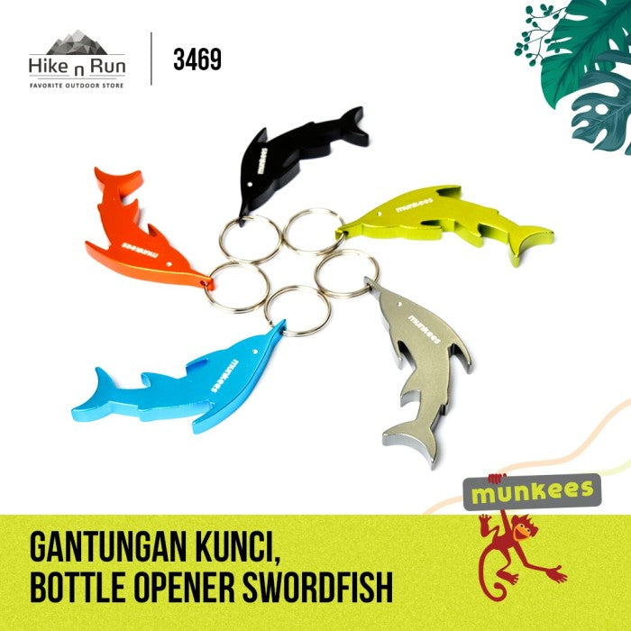 Gantungan Kunci Munkees Bottle Opener Swordfish 3469