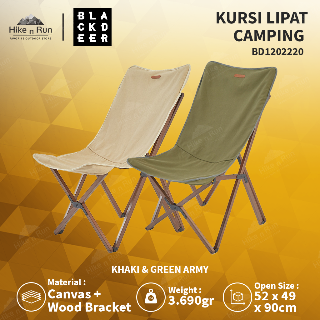 KURSI LIPAT CAMPING BLACKDEER BD1202220 FOLDING CHAIR