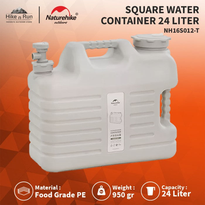 Galon Air Naturehike NH16S012-T 12L 18L 24L Square Water Container