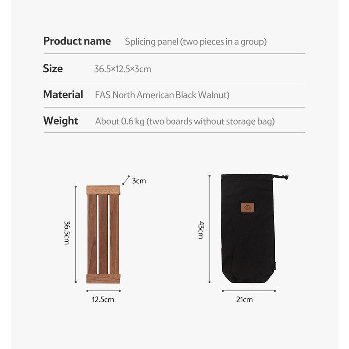 Wood Spliced Panel Table NH21JU001