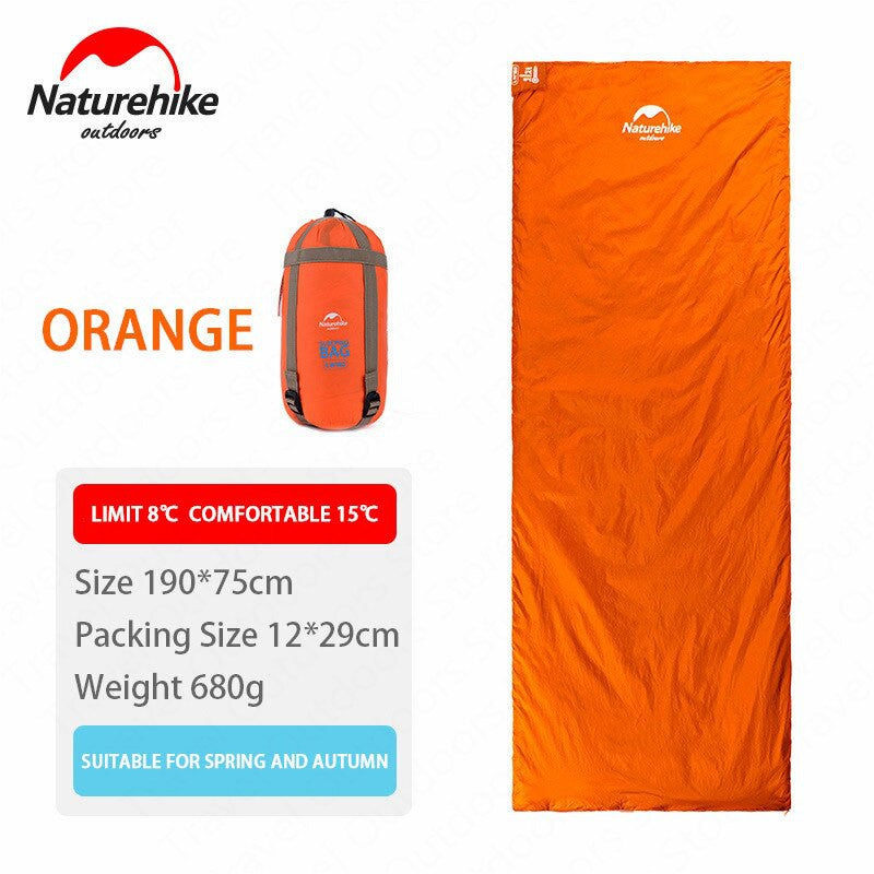 Naturehike NH15S003-D LW180-Mini Sleeping Bag Hangat hingga 8⁰C